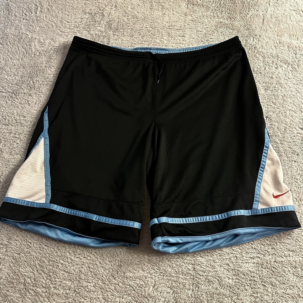 VINTAGE Nike Dazzle Shorts Mens XL Reversible Basketball Shiny Heavyweight